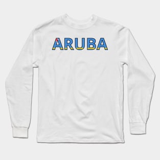 Drapeau Aruba Long Sleeve T-Shirt